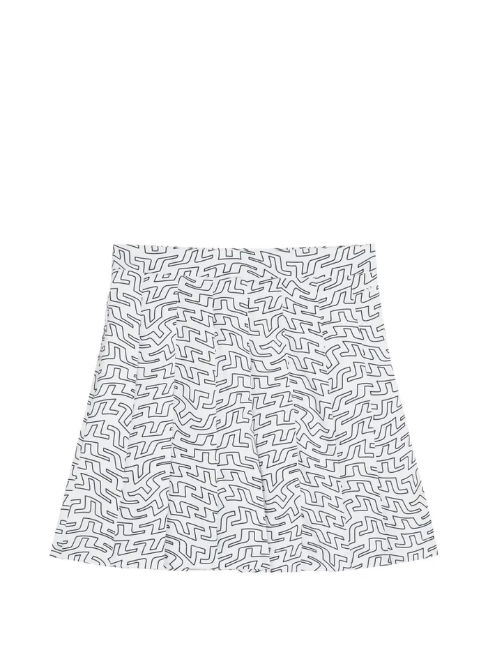 Women Adina Print Skirt White Outline Bridge Swirl JLindeberg Skirts