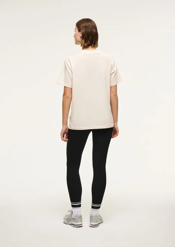 Women AERO SHORT SLEEVE TEE IN WHISPER WHITE Tees PE Nation