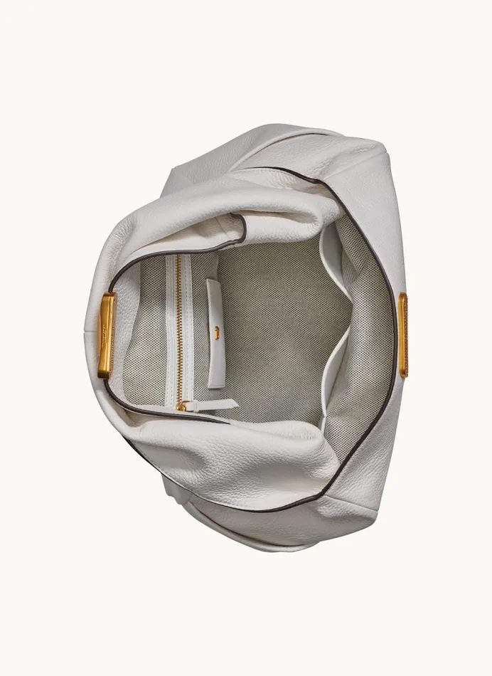 Women AMAGANSETT SHOULDER BAG Brilliant White Donna Karan New York Shoulder And Hobo Bags Women AMAGANSETT SHOULDER BAG Brilliant White Donna Karan New York Shoulder And Hobo Bags