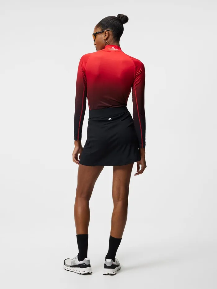 Women Amelie Mid Skirt Black JLindeberg Skirts Women Amelie Mid Skirt Black JLindeberg Skirts