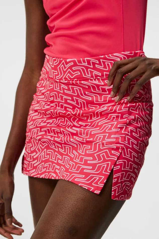 Women Amelie Print Skirt Azalea Outline Bridge Swirl JLindeberg Skirts Women Amelie Print Skirt Azalea Outline Bridge Swirl JLindeberg Skirts