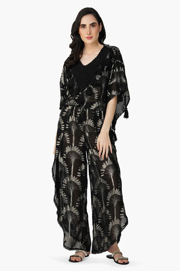 Women America and Beyond Silver Black Foil Printed Top Tops
