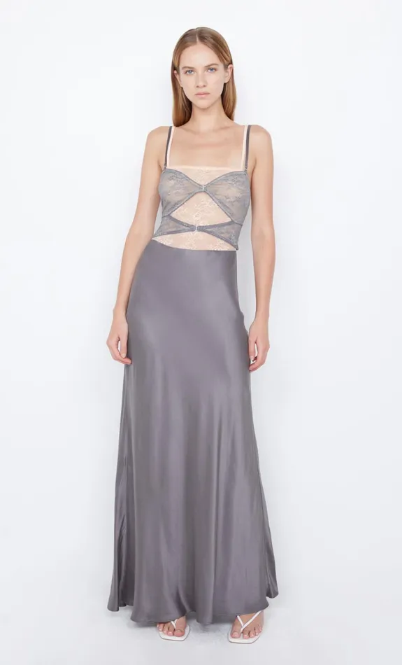 Women AMORAS CUT OUT DRESS 8211 GREYPEACH Bec Bridge Prom Dresses