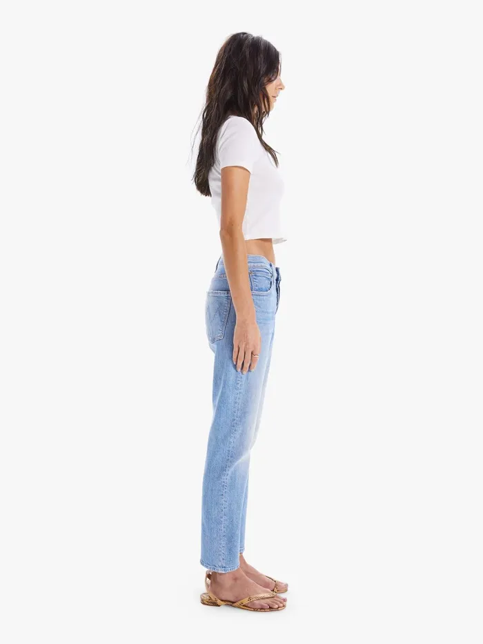 Women Ankle Mother Denim The Scrapper Ankle Dark Blue