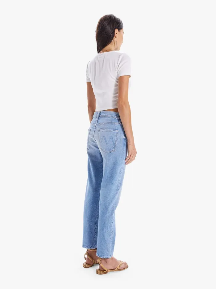 Women Ankle Mother Denim The Scrapper Ankle Dark Blue