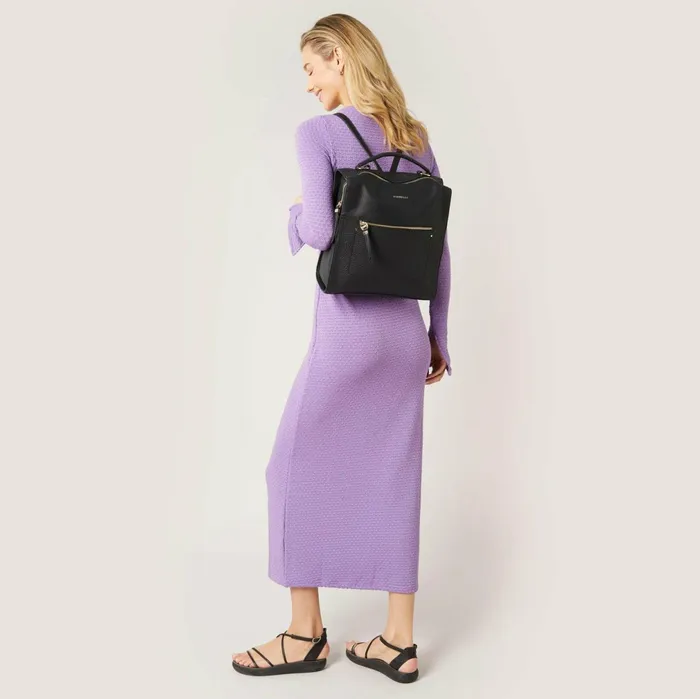 Women Anna Black Backpacks For Women Fiorelli Backpacks