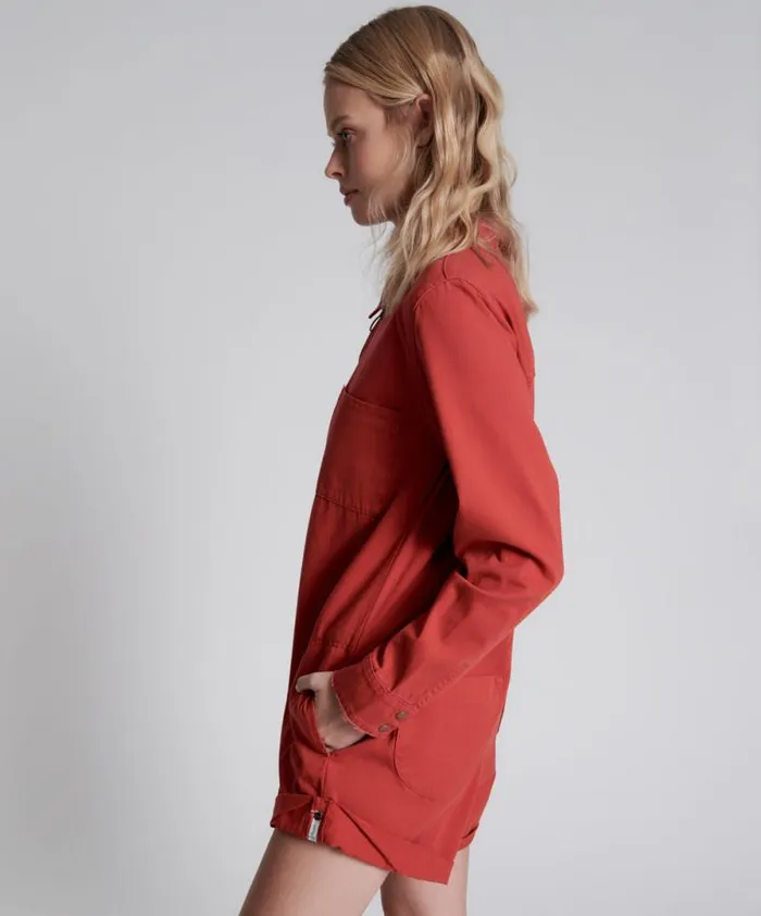 Women APPLE RED PROPHECY JUMPSUIT One Teaspoon Denim Jumpsuits Women APPLE RED PROPHECY JUMPSUIT One Teaspoon Denim Jumpsuits