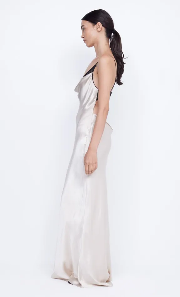 Women ARABELLA BACKLESS DRESS 8211 SANDBLACK Bec Bridge Maxi Dresses