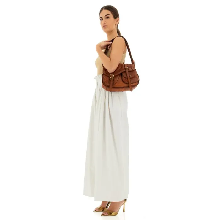 Women Arya Cognac Campomaggi ShoulderHobo Bag Women Arya Cognac Campomaggi ShoulderHobo Bag