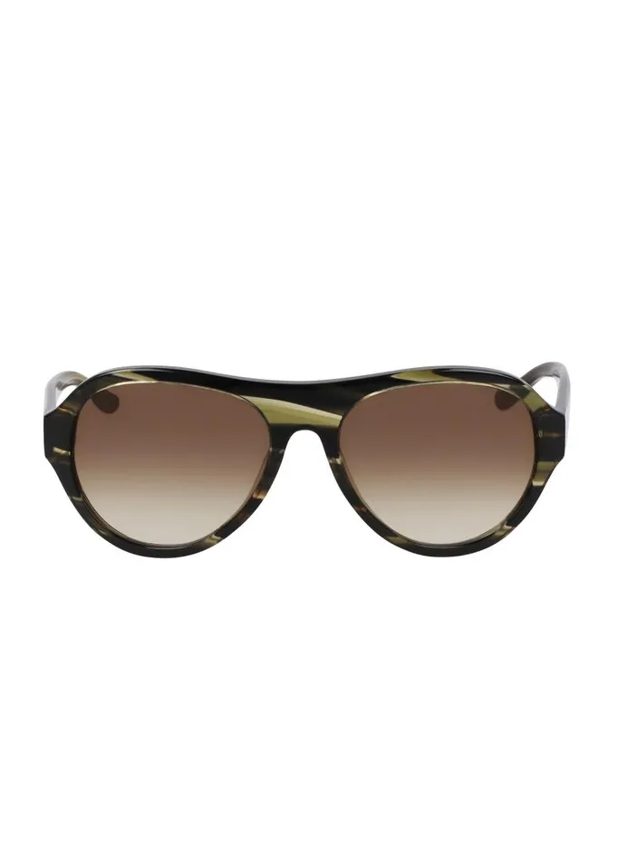 Women AVIATOR 56MM MODERN ICONS Forest Horn Donna Karan New York Eyewear