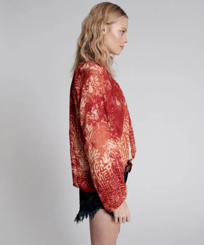 Women BABYLON GARDEN MINOAN TOP One Teaspoon Tops Women BABYLON GARDEN MINOAN TOP One Teaspoon Tops