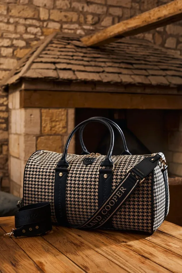 Women Bags Holland Cooper Abbot Bag Strap Ecru Houndstooth Women Bags Holland Cooper Abbot Bag Strap Ecru Houndstooth
