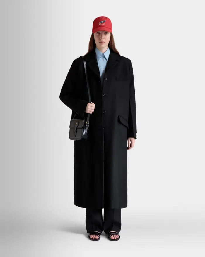 Women Bally Mini and Belt Bags Beckett Minibag In Black Brushed Leather Black Women Bally Mini and Belt Bags Beckett Minibag In Black Brushed Leather Black