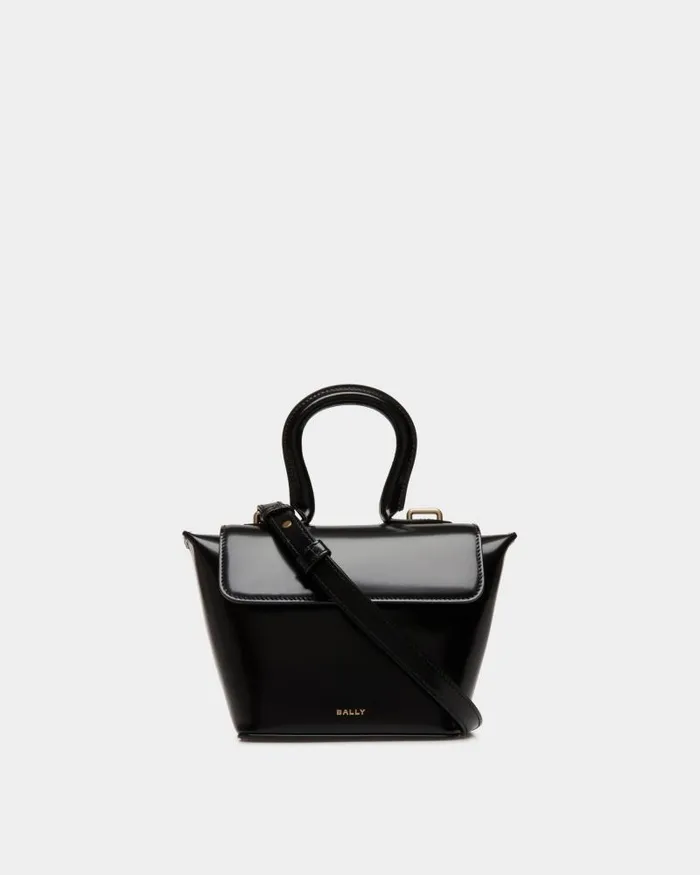 Women Bally Mini and Belt Bags Belle Minibag In Black Brushed Leather Black