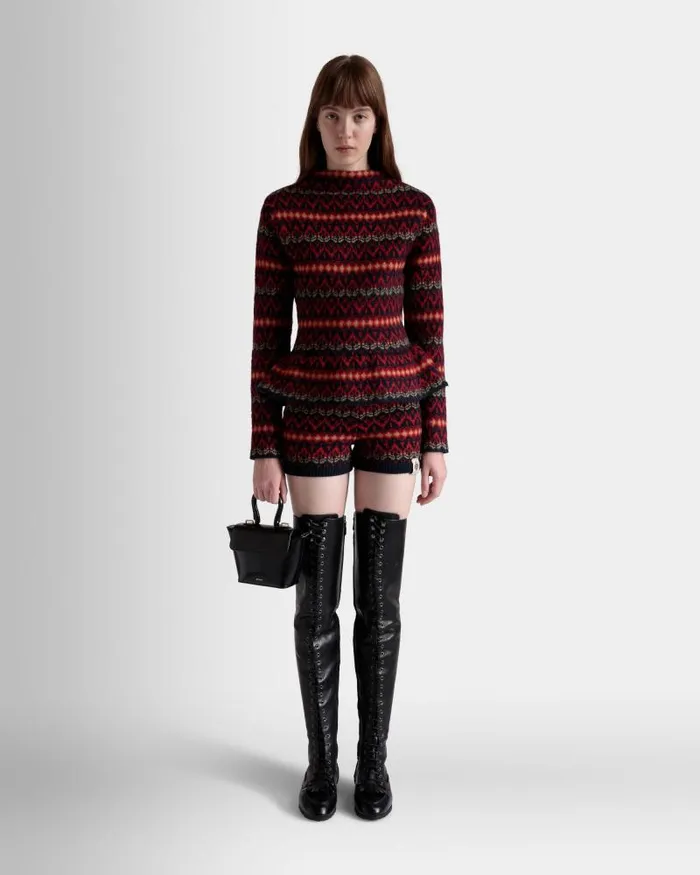 Women Bally Mini and Belt Bags Belle Minibag In Black Brushed Leather Black Women Bally Mini and Belt Bags Belle Minibag In Black Brushed Leather Black