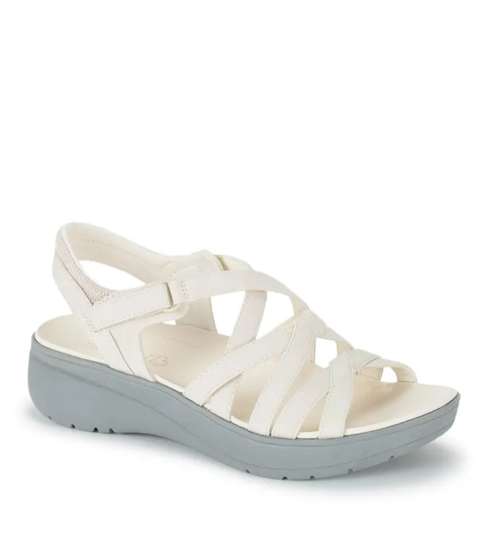 Women Baretraps Active Sandals Taci Wedge Sandal Cream