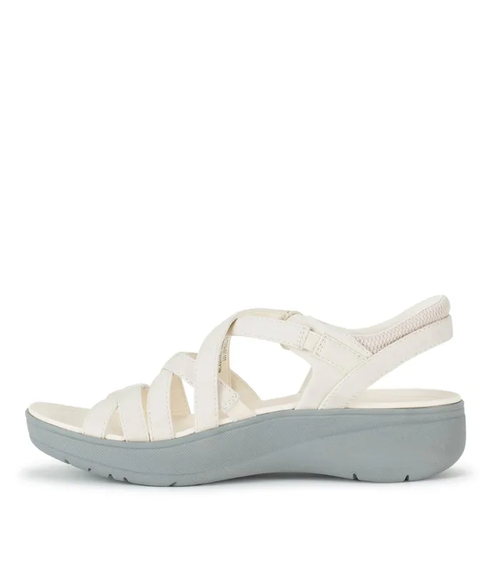 Women Baretraps Active Sandals Taci Wedge Sandal Cream