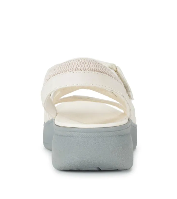 Women Baretraps Active Sandals Taci Wedge Sandal Cream