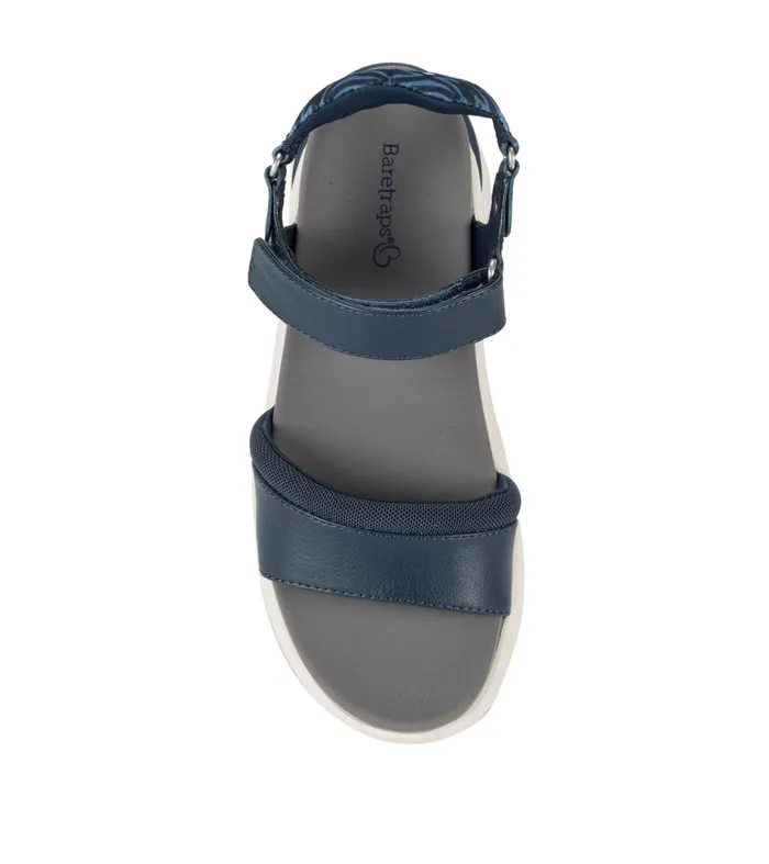 Women Baretraps Active Sandals Wincy Platform Sandal Navy Blue