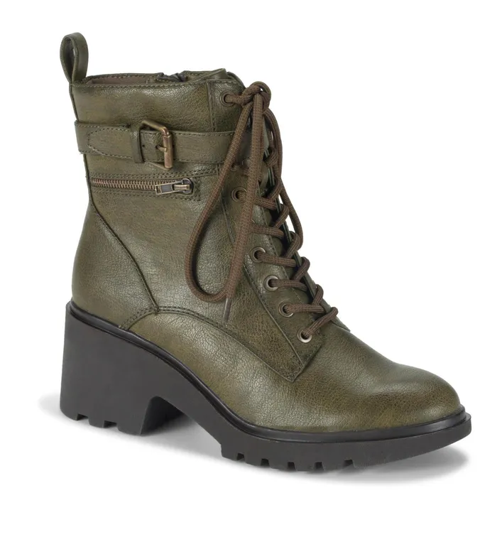 Women Baretraps Booties Dani Lace Up Boot Dark Jade