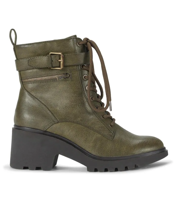 Women Baretraps Booties Dani Lace Up Boot Dark Jade