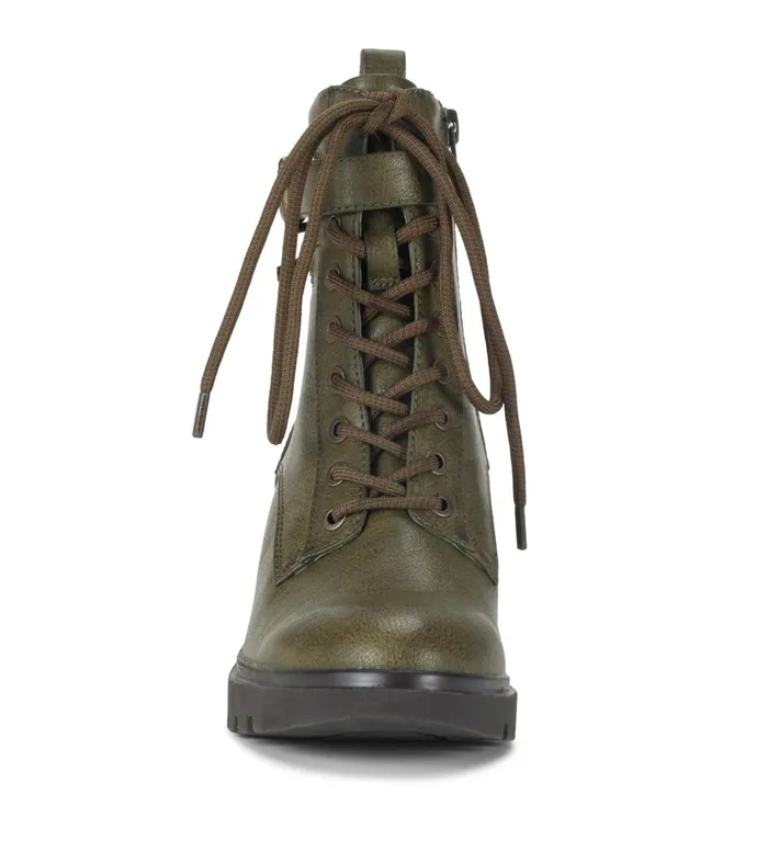 Women Baretraps Booties Dani Lace Up Boot Dark Jade
