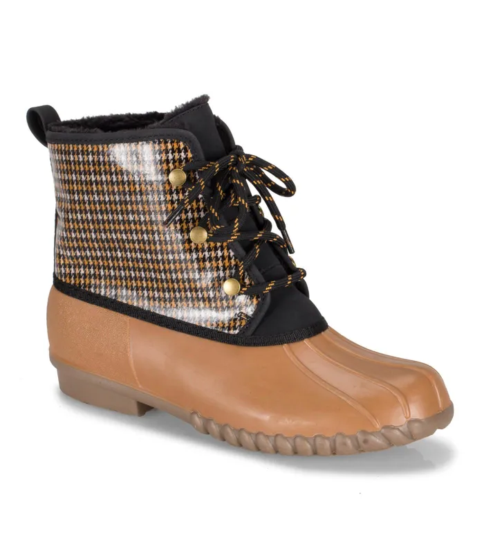 Women Baretraps Booties Fernanda Duck Boot Camel Multi