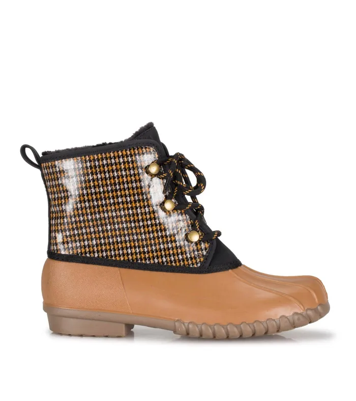 Women Baretraps Booties Fernanda Duck Boot Camel Multi
