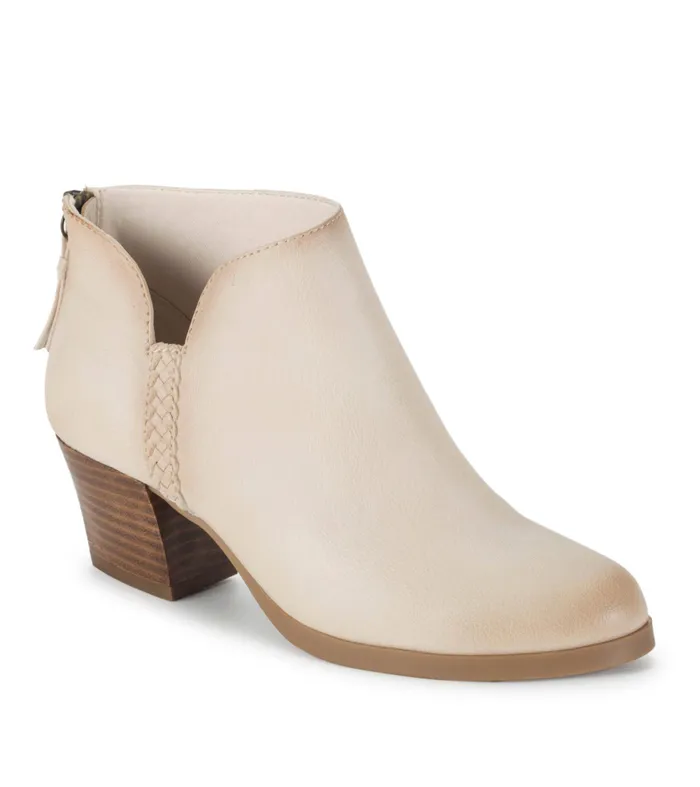 Women Baretraps Booties Lauryn Block Heel Ankle Bootie Milkyway