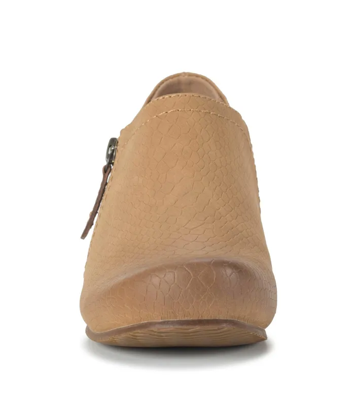 Women Baretraps Booties Louise Wedge Ankle Bootie Sandstone