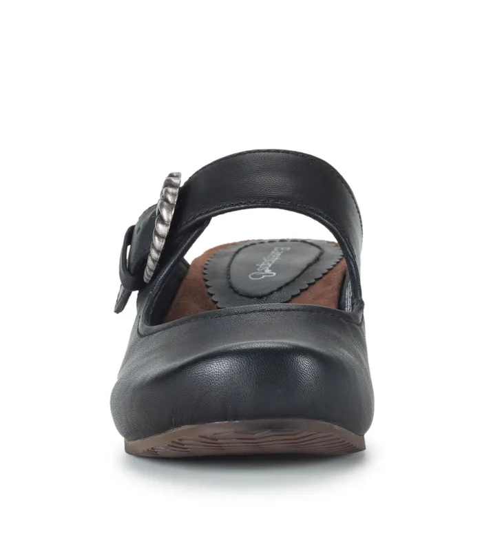 Women Baretraps Clogs and Mules Luna Mary Jane Mule Black