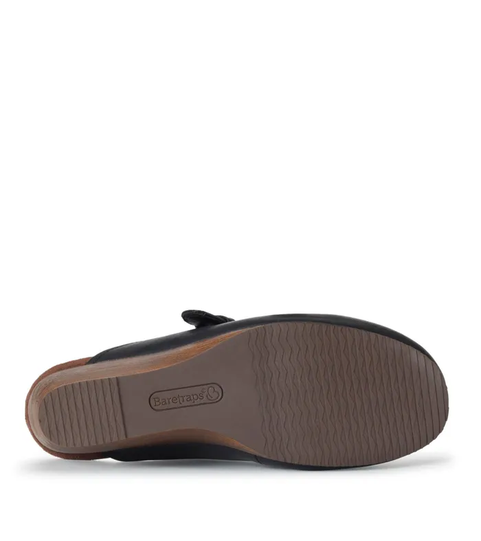 Women Baretraps Clogs and Mules Luna Mary Jane Mule Black