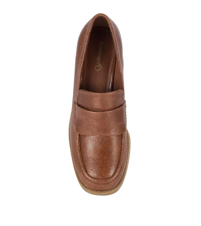 Women Baretraps Flats and Loafers Accord Penny Loafer Auburn