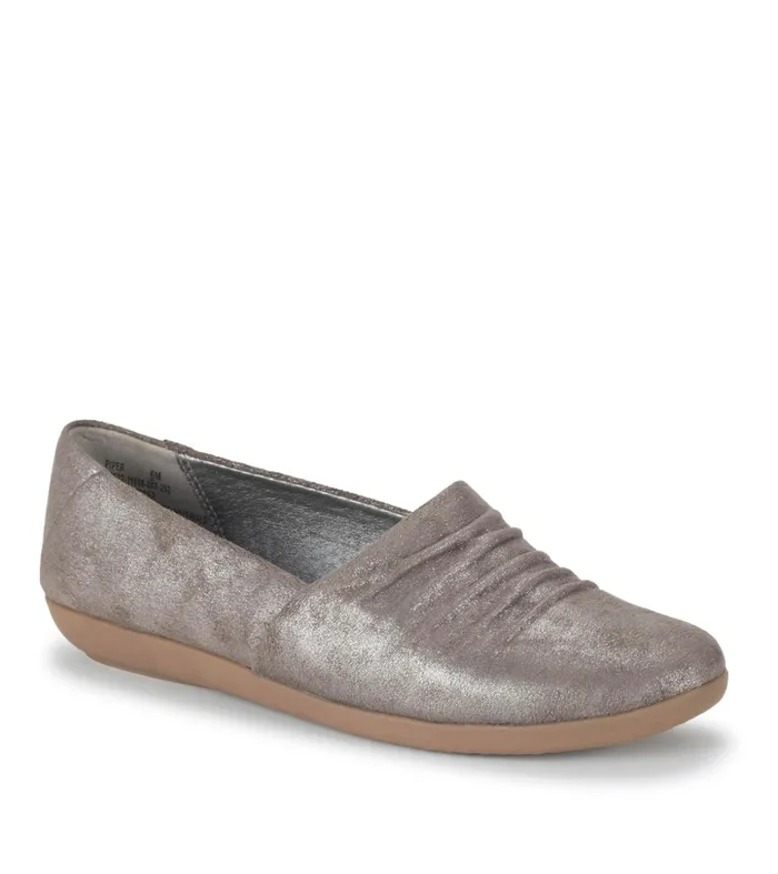 Women Baretraps Flats and Loafers Piper Slip On Gunmetal