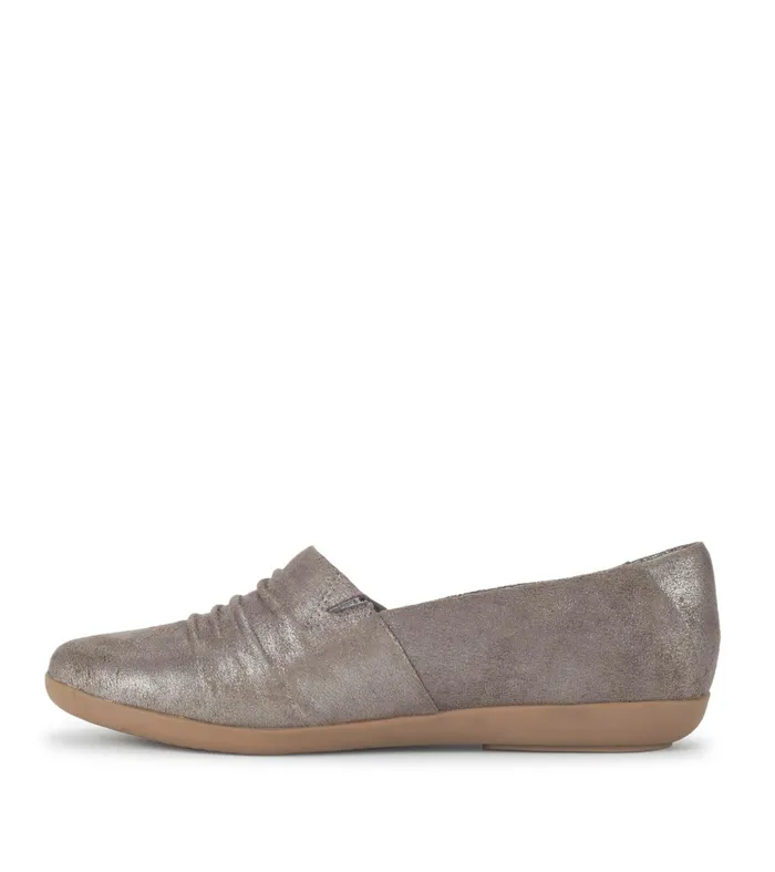 Women Baretraps Flats and Loafers Piper Slip On Gunmetal