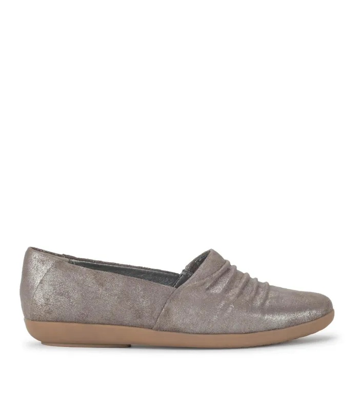 Women Baretraps Flats and Loafers Piper Slip On Gunmetal