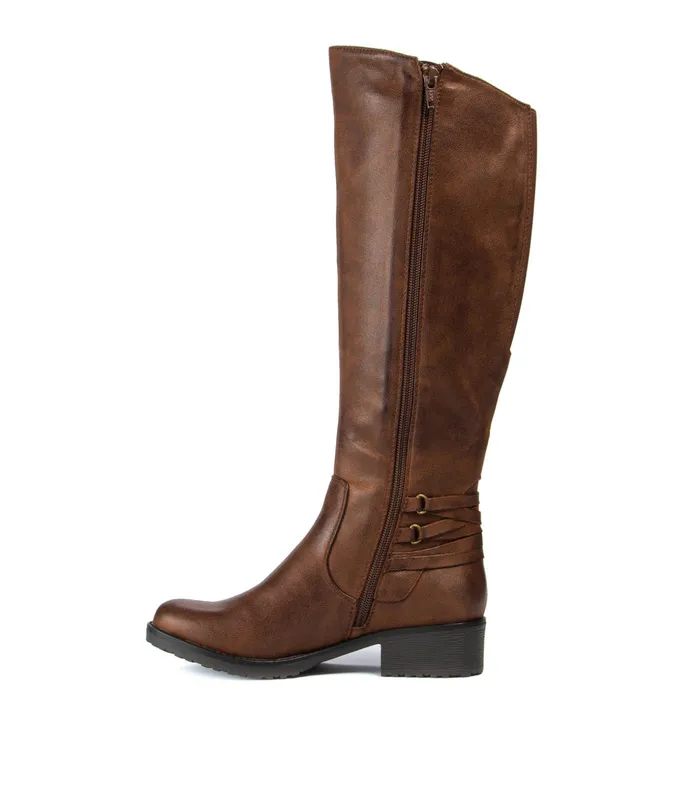 Women Baretraps Knee High Boots Ornella Tall Boot Brush Brown