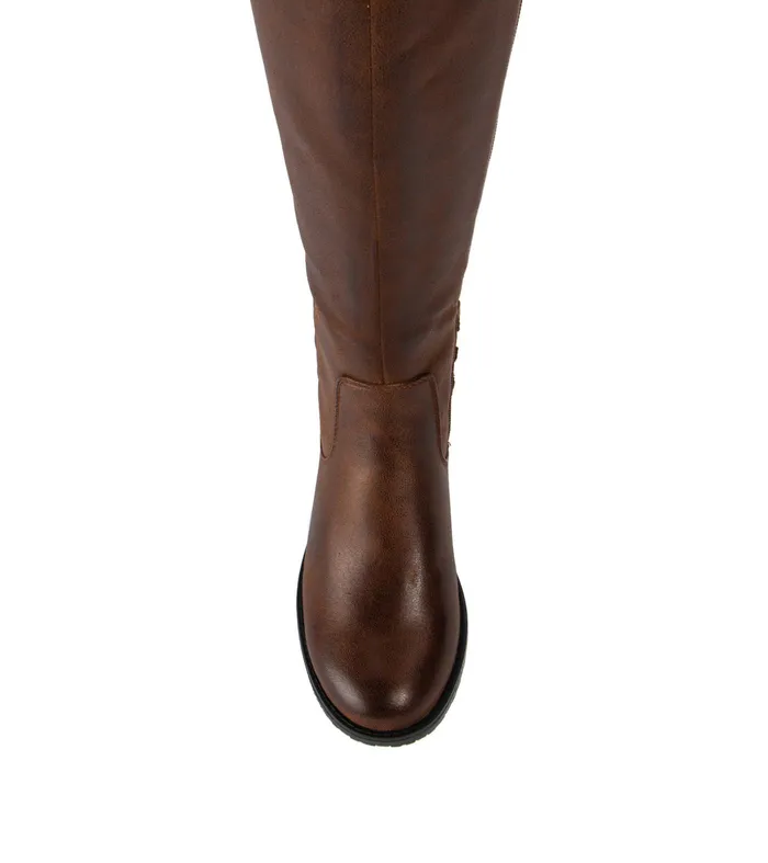 Women Baretraps Knee High Boots Ornella Tall Boot Brush Brown