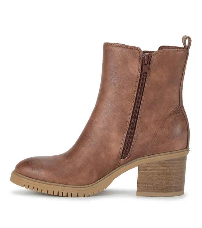 Women Baretraps Posture Plus Boots Feeney Block Heel Boot Brush Brown