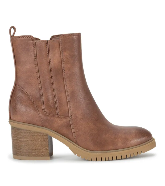 Women Baretraps Posture Plus Boots Feeney Block Heel Boot Brush Brown