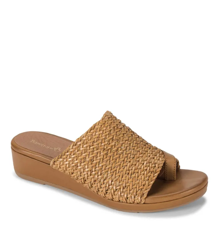 Women Baretraps Slides and Slip On Sandals Abey Wedge Slide Sandal Caramel
