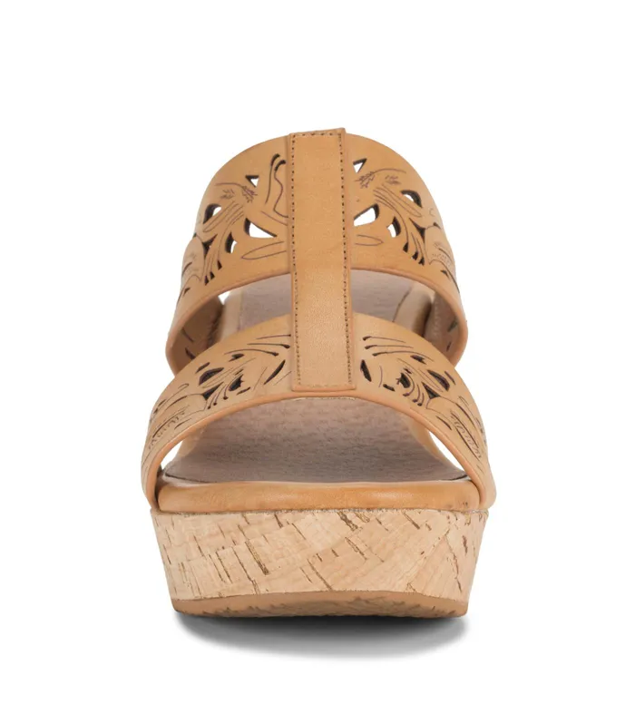 Women Baretraps Slides and Slip On Sandals Blenda Wedge Sandal Nude