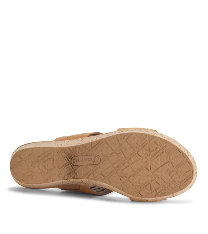 Women Baretraps Slides and Slip On Sandals Blenda Wedge Sandal Nude