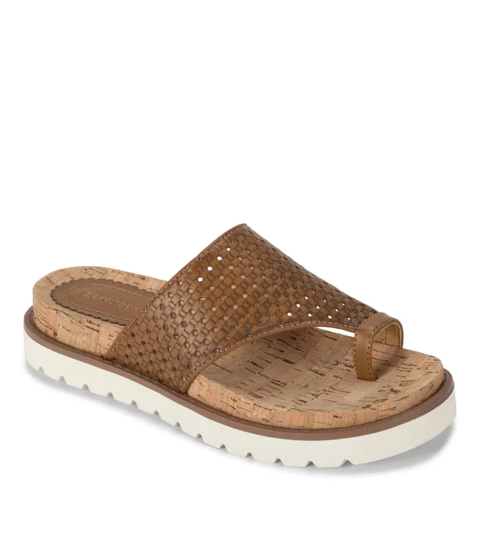 Women Baretraps Slides and Slip On Sandals Dallyce Slide Sandal Caramel