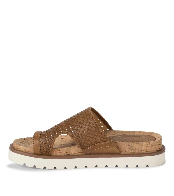 Women Baretraps Slides and Slip On Sandals Dallyce Slide Sandal Caramel