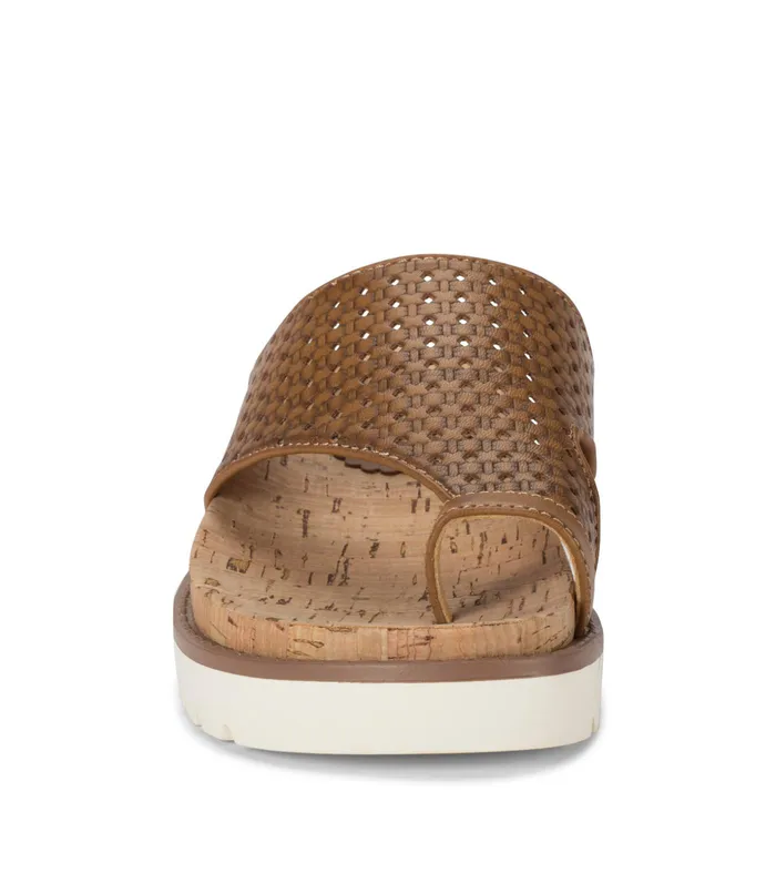 Women Baretraps Slides and Slip On Sandals Dallyce Slide Sandal Caramel