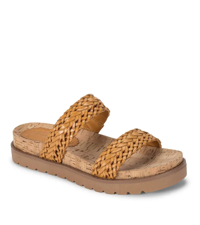 Women Baretraps Slides and Slip On Sandals Deanne Slide Sandal Safari Yellow