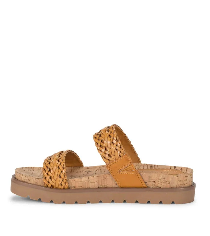 Women Baretraps Slides and Slip On Sandals Deanne Slide Sandal Safari Yellow