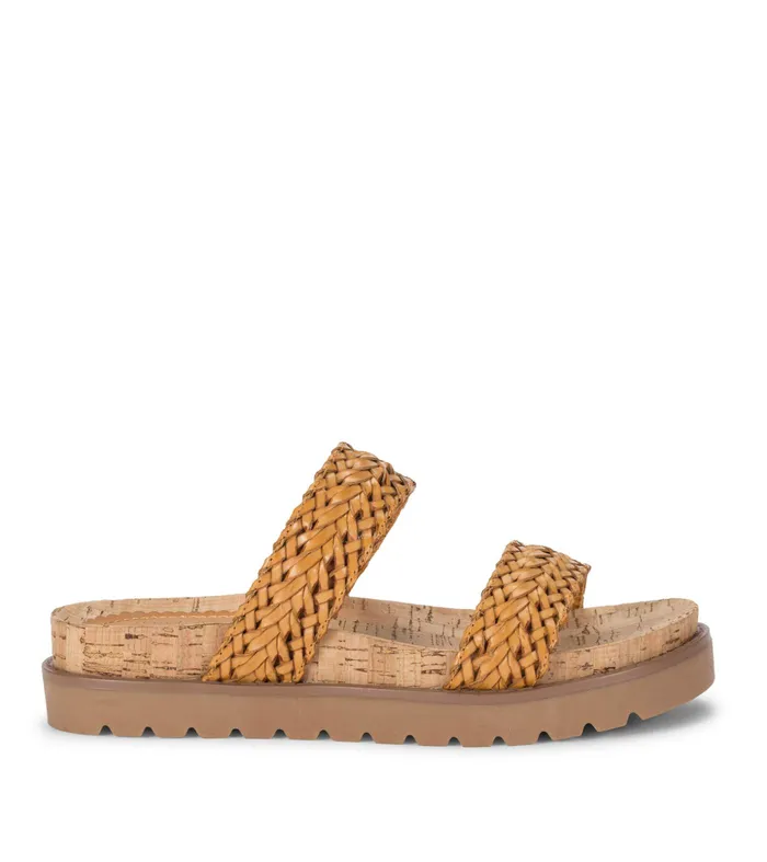Women Baretraps Slides and Slip On Sandals Deanne Slide Sandal Safari Yellow