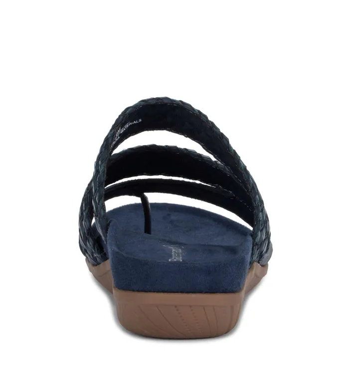 Women Baretraps Slides and Slip On Sandals Jonelle Slide Sandal Navy Blue